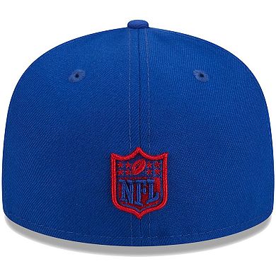 Youth New Era Royal New York Giants  Main 59FIFTY Fitted Hat