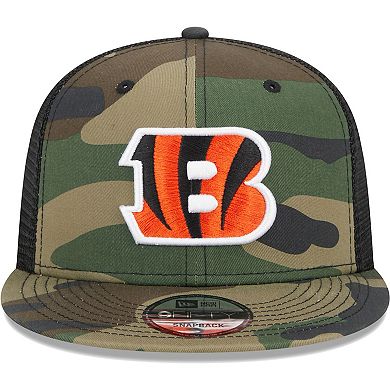 Men's New Era Camo Cincinnati Bengals Main Trucker 9FIFTY Snapback Hat