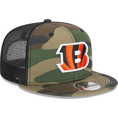 Men's New Era Camo Cincinnati Bengals Main Trucker 9FIFTY Snapback Hat