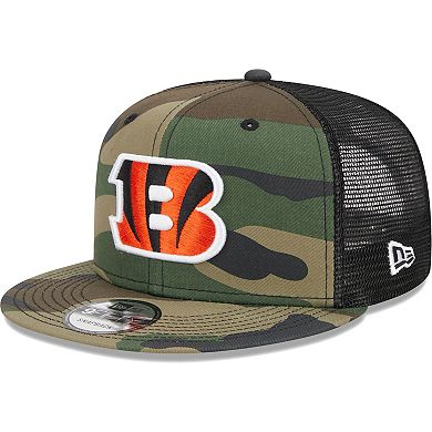 Men's New Era Camo Cincinnati Bengals Main Trucker 9FIFTY Snapback Hat