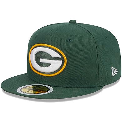 Youth New Era Green Green Bay Packers  Main 59FIFTY Fitted Hat