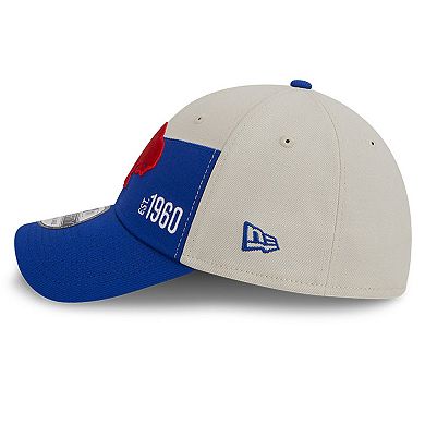 Men's New Era Cream/Royal Buffalo Bills 2023 Sideline Historic 39THIRTY Flex Hat