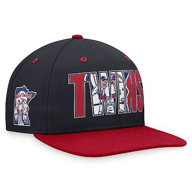 Men's Nike Navy Minnesota Twins Cooperstown Collection Pro Snapback Hat