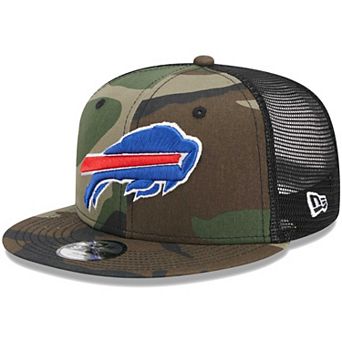 Youth New Era Camo Buffalo Bills Main Trucker 9FIFTY Snapback Hat