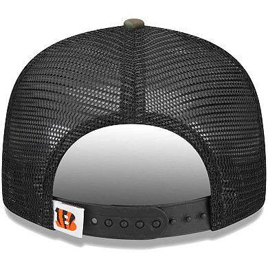 Youth New Era Camo Cincinnati Bengals Main Trucker 9FIFTY Snapback Hat