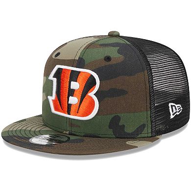 Youth New Era Camo Cincinnati Bengals Main Trucker 9FIFTY Snapback Hat