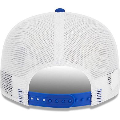 Men's New Era Royal Los Angeles Rams Tear Trucker 9FIFTY Snapback Hat