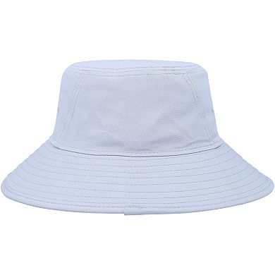 Men's New Era Silver Las Vegas Raiders Main Bucket Hat