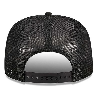 Men's New Era Black Oakland Athletics Street Team A-Frame Trucker 9FIFTY Snapback Hat