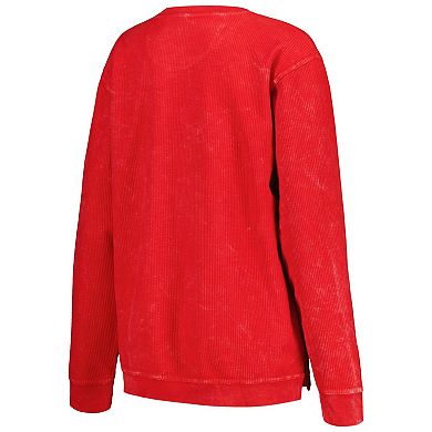 Women's G-III 4Her by Carl Banks Red Kansas City Chiefs Comfy Cord Pullover Sweatshirt