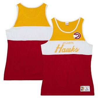 Men's Mitchell & Ness Red Atlanta Hawks Special Script Tank Top