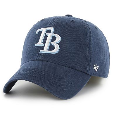 Men's '47 Navy Tampa Bay Rays Franchise Logo Fitted Hat