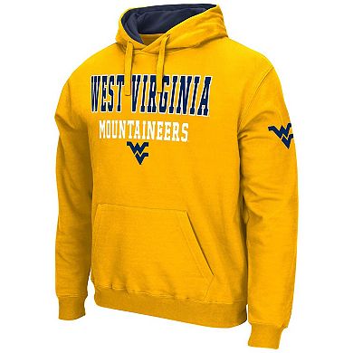 Men's Colosseum Gold West Virginia Mountaineers Sunrise Pullover Hoodie