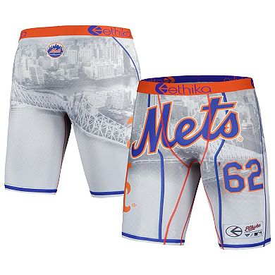 Men's Ethika  White New York Mets Jerseyscape Boxer Briefs