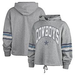 Women's Fanatics Branded White Dallas Cowboys Colorblock Primary Logo - Pullover  Sweatshirt