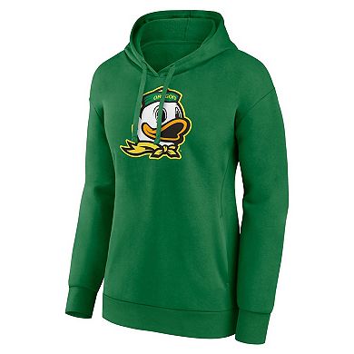 Women's Fanatics Green Oregon Ducks Pullover Hoodie