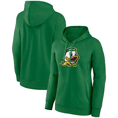 Women's Fanatics Green Oregon Ducks Pullover Hoodie
