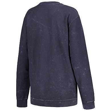 Women's G-III 4Her by Carl Banks College Navy Seattle Seahawks Comfy Cord Pullover Sweatshirt
