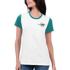 Men's Mitchell & Ness White Miami Dolphins Big Tall Allover Print T-Shirt
