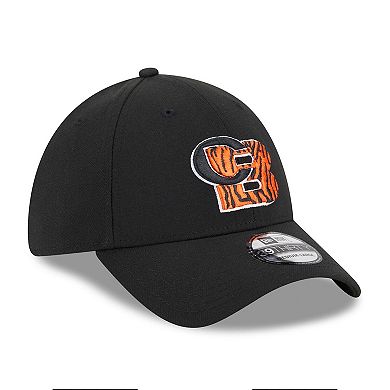 Men's New Era Black Cincinnati Bengals City Originals 39THIRTY Flex Hat