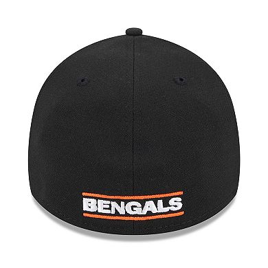 Men's New Era Black Cincinnati Bengals City Originals 39THIRTY Flex Hat