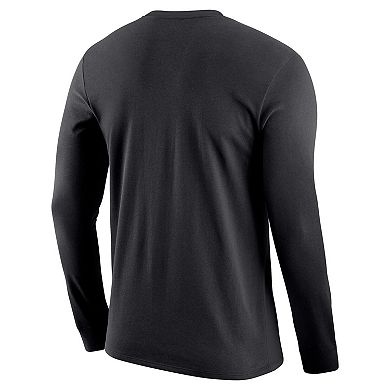 Men's Nike Black Houston Cougars Core Long Sleeve T-Shirt