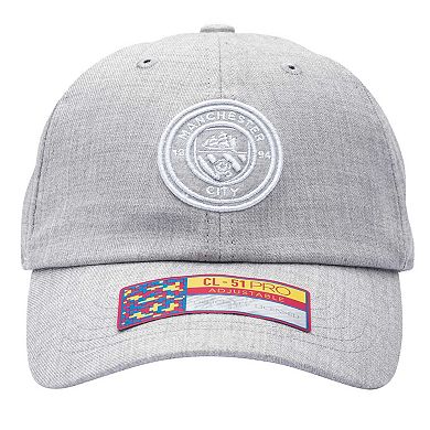 Men's Gray Manchester City Berkeley Classic Adjustable Hat