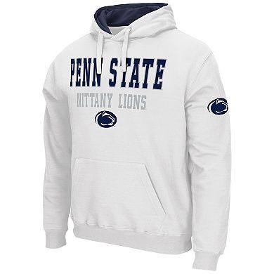 Men's Colosseum White Penn State Nittany Lions Sunrise Pullover Hoodie