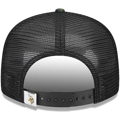 Youth New Era Camo Minnesota Vikings Main Trucker 9FIFTY Snapback Hat