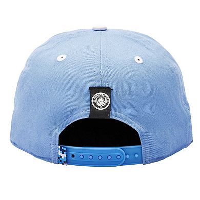 Men's Fan Ink Light Blue Manchester City Bankroll Snapback Hat