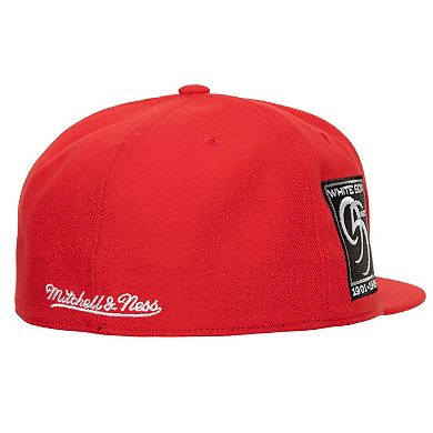 Men's Mitchell & Ness Red/ Chicago White Sox Bases Loaded Fitted Hat