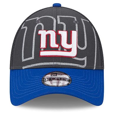 Toddler New Era Graphite/Royal New York Giants Reflect 9FORTY Adjustable Hat