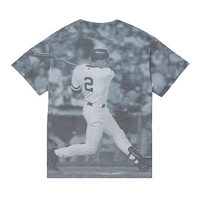 Men's Mitchell & Ness Derek Jeter New York Yankees Cooperstown Collection Highlight Sublimated Player Graphic T-Shirt