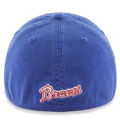 Men's '47 Royal Atlanta Braves Cooperstown Collection Franchise Fitted Hat
