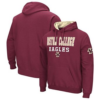 Men's Colosseum Maroon Boston College Eagles Sunrise Pullover Hoodie