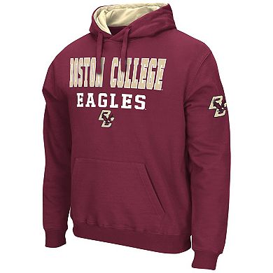 Men's Colosseum Maroon Boston College Eagles Sunrise Pullover Hoodie