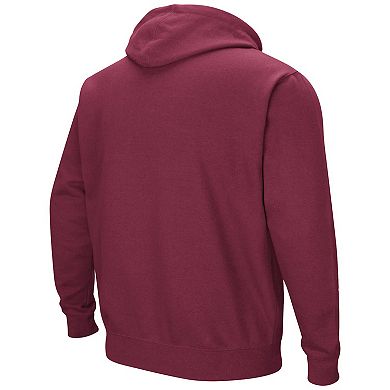 Men's Colosseum Maroon Boston College Eagles Sunrise Pullover Hoodie