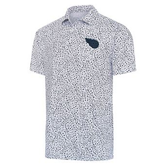 Men's Antigua White Tennessee Titans Motion Polo