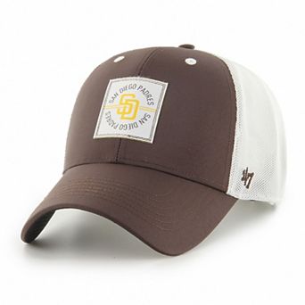 Men's '47 Brown San Diego Padres Disburse MVP Trucker Adjustable Hat