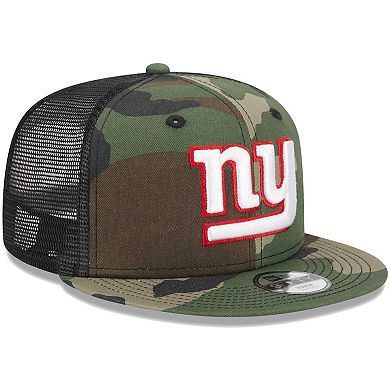 Youth New Era Camo New York Giants Main Trucker 9FIFTY Snapback Hat