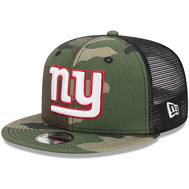 Youth New Era Camo New York Giants Main Trucker 9FIFTY Snapback Hat