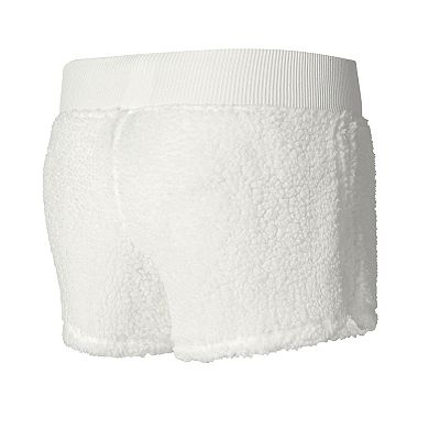 Women's Concepts Sport  White New York Giants Fluffy Pullover Sweatshirt & Shorts Sleep Set