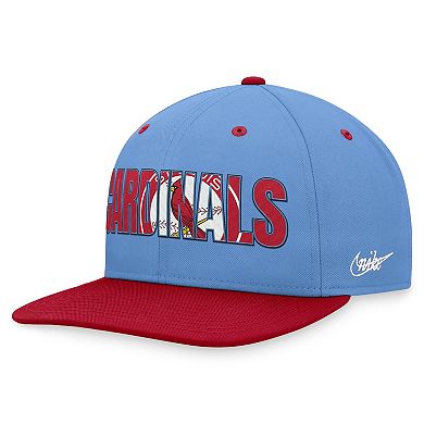 Men's Nike Light Blue St. Louis Cardinals Cooperstown Collection Pro Snapback Hat