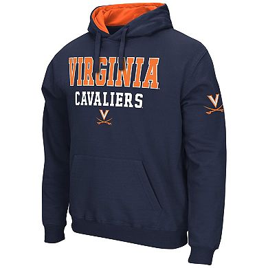 Men's Colosseum Navy Virginia Cavaliers Sunrise Pullover Hoodie