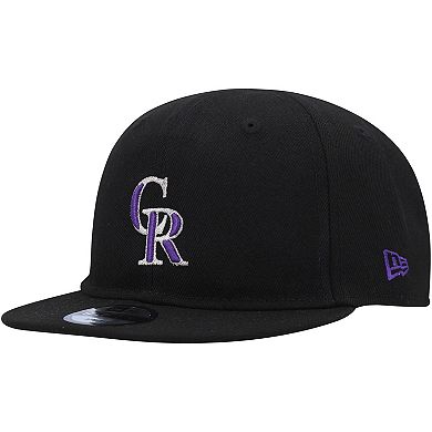 Infant New Era Black Colorado Rockies My First 9FIFTY Adjustable Hat