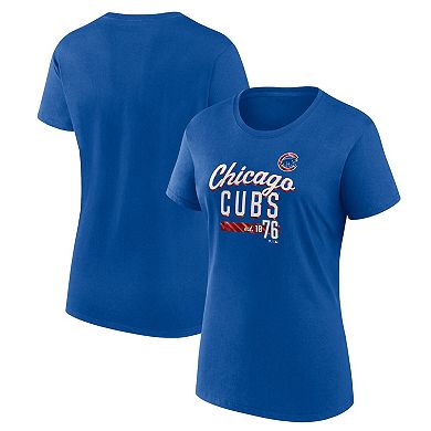 Women's Fanatics Branded Royal Chicago Cubs Logo T-Shirt