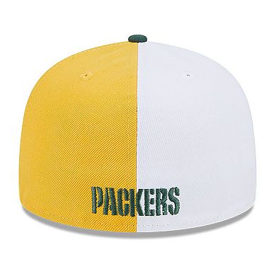 Men's New Era Gold/Green Green Bay Packers 2023 Sideline 59FIFTY Fitted Hat