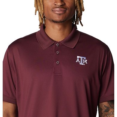Men's Columbia Maroon Texas A&M Aggies PFG Tamiami Omni-Shield Polo
