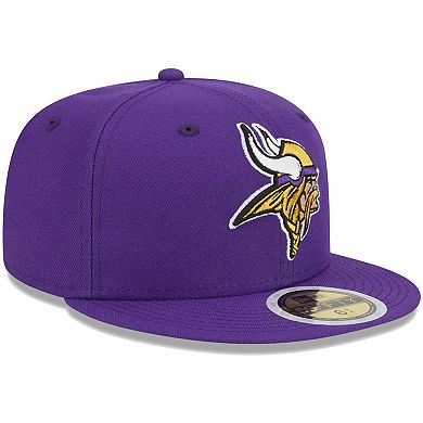 Youth New Era Purple Minnesota Vikings Main 59FIFTY Fitted Hat