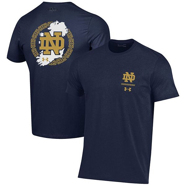 Men's Under Armour Navy Notre Dame Fighting Irish 2023 Aer Lingus ...